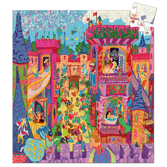 Djeco The Fairy Castle 54pc Silhouette Puzzle