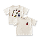 Grown Organic Fruit Salad Tee - Milk