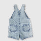 Goldie + Ace Burton Vintage Washed Denim Overalls Light Denim