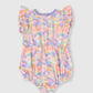 Goldie + Ace Pastel Bouquet Frill Bubble Romper Lilac Multi