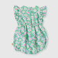 Goldie + Ace Daisy Patch Lani Romper Moss