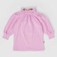 Goldie + Ace Sofia Embroidered Puff Sleeve Skivvy Fairy Floss