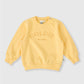 Goldie + Ace Goldie Crew Embroidered Sweater Lemon