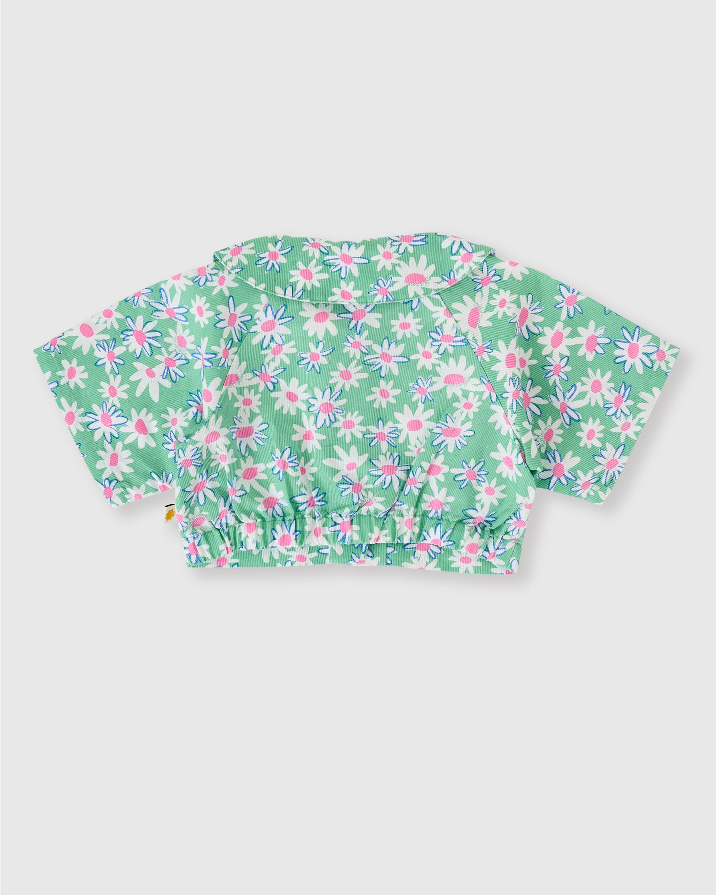 Goldie + Ace Daisy Patch Abigail Blouse Moss