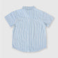 Goldie + Ace Sailor Stripe Holiday Shirt Ocean / Ivory