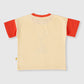 Goldie + Ace Hop Skip Jump T-Shirt Vanilla / Apple Red