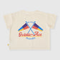 Goldie + Ace Nautical Flag Oversized T-Shirt Cream