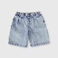 Goldie + Ace Kirby Relaxed Denim Shorts Light Denim