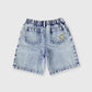 Goldie + Ace Kirby Relaxed Denim Shorts Light Denim