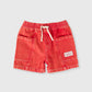 Goldie + Ace Noah Pocket Denim Shorts Apple Red