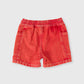 Goldie + Ace Noah Pocket Denim Shorts Apple Red