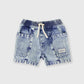 Goldie + Ace Noah Denim Pocket Shorts Light Denim