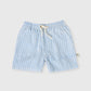 Goldie + Ace Sailor Stripe Noah Shorts Ocean / Ivory