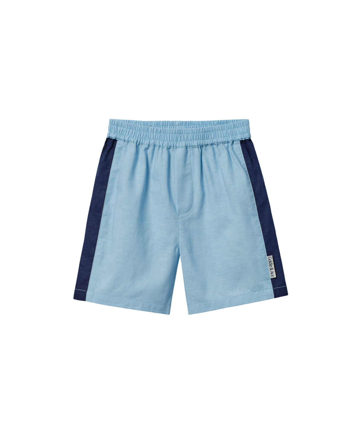 Goldie + Ace Panel Linen Blend Shorts