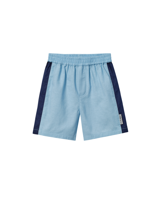 Goldie + Ace Panel Linen Blend Shorts