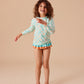 Goldie + Ace Daisy Delight Rashguard Lagoon