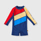 Goldie + Ace Nautical Flag Short Leg Swimsuit