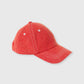Goldie + Ace Tate Embroidered Denim Cap Apple Red