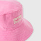 Goldie + Ace Denim Bucket Hat Pink Lemonade