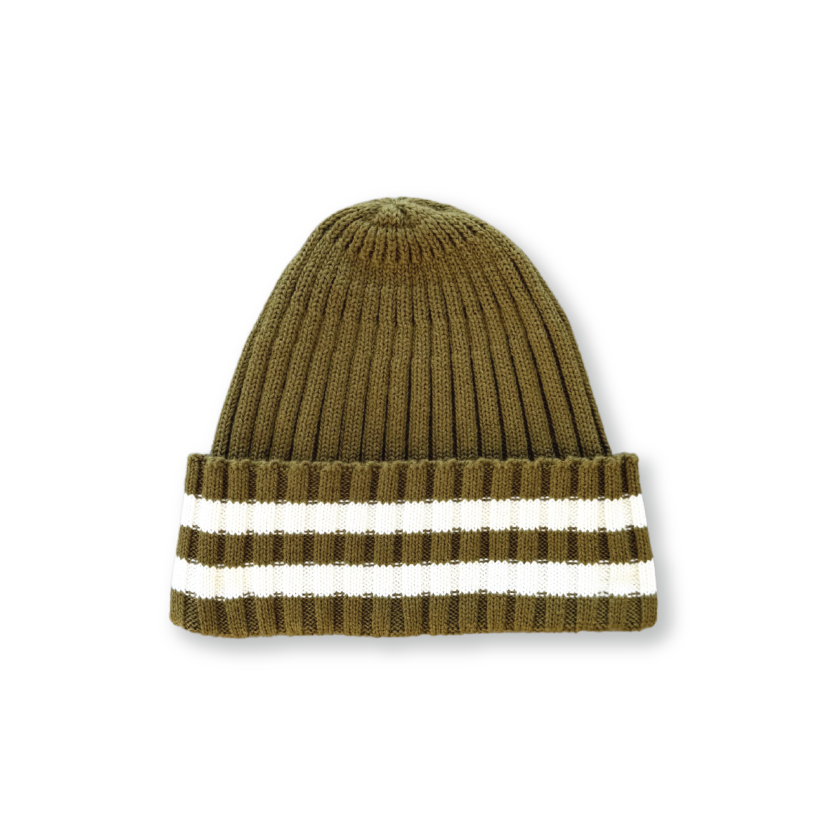 Grown Organic Striped Pixie Beanie Herb