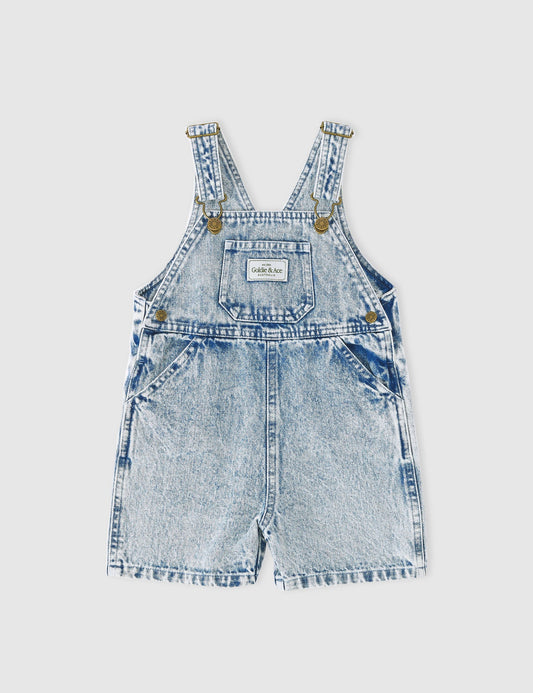 Goldie + Ace Burton Vintage Washed Denim Overall Light Denim