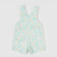 Goldie + Ace Burton Daisy Delight Denim Overalls Lagoon