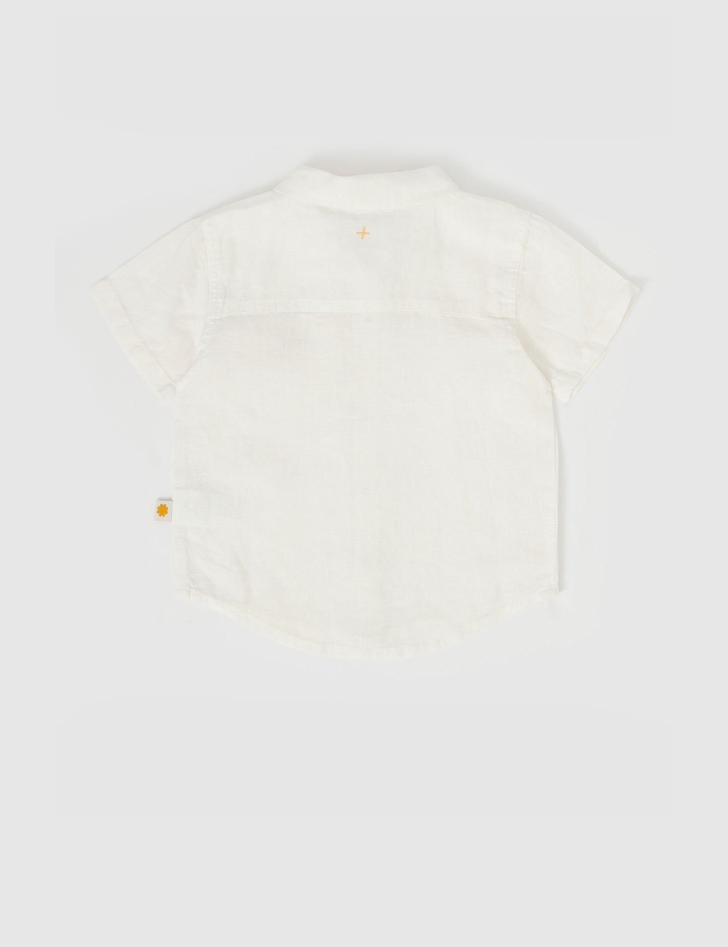 Goldie + Ace Holiday Linen Shirt Ivory