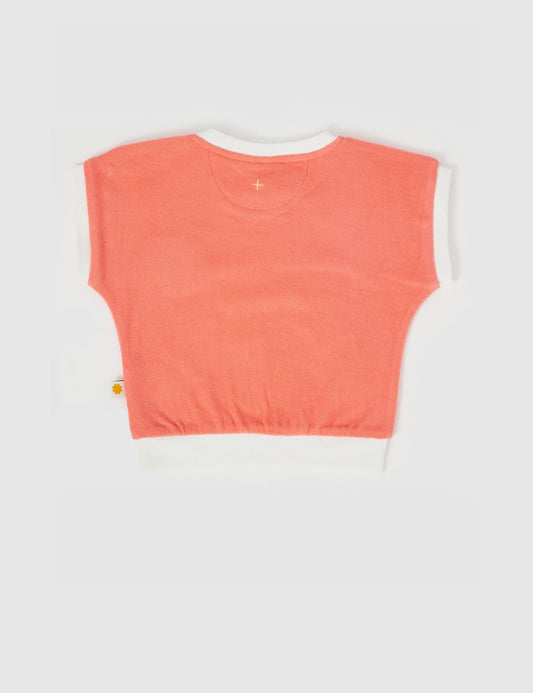 Goldie + Ace Koala Hug Terry Towelling Relaxed Tee Melon