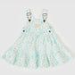 Goldie + Ace Tully Tiered Pinafore Dress Daisy Delight Lagoon