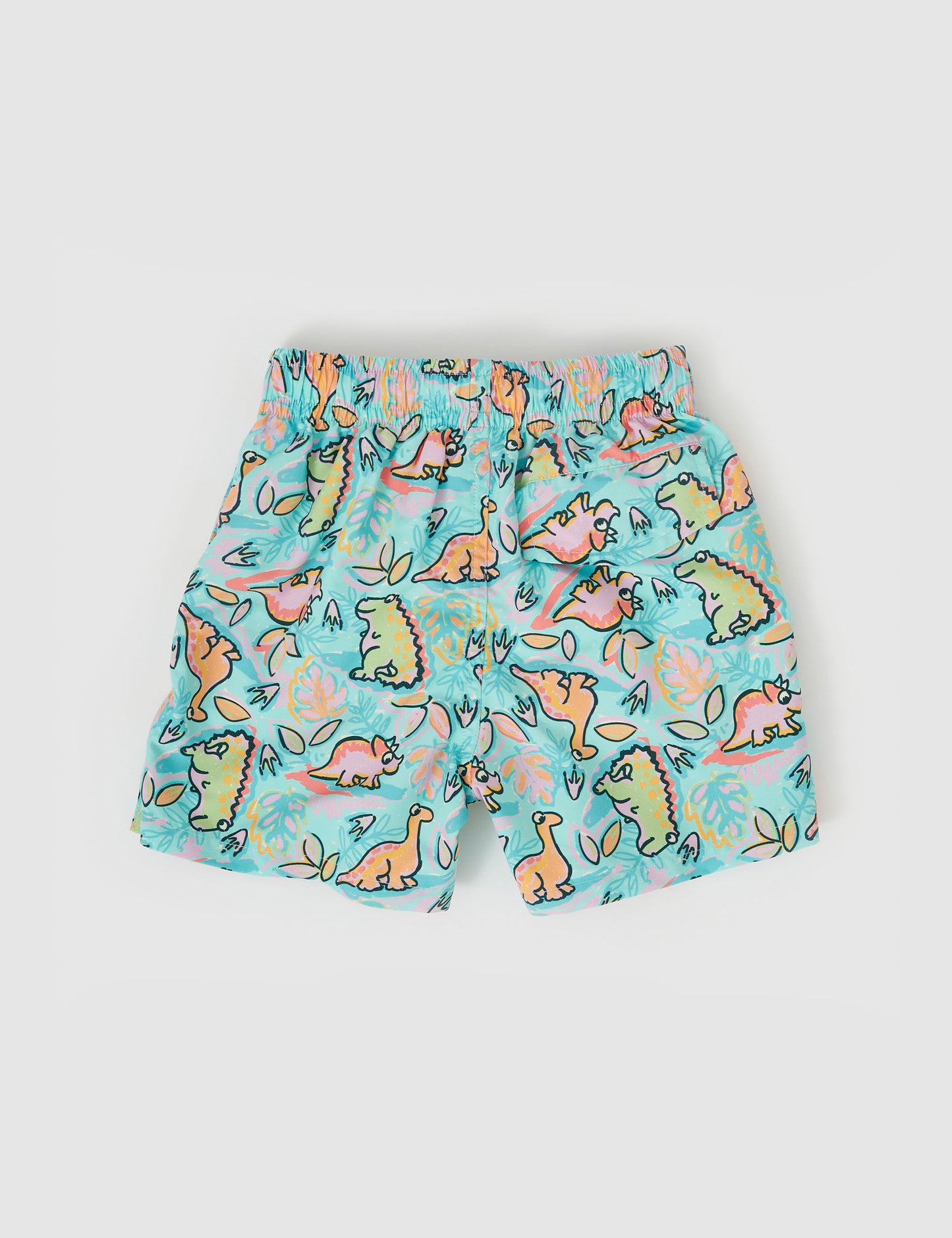 Goldie + Ace Dino Jungle Board Shorts Sea Foam