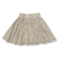 Grown Embroidered Wiggle Tutu Skirt Tan