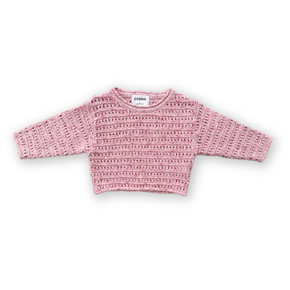 Grown Summer Open Knit Pullover