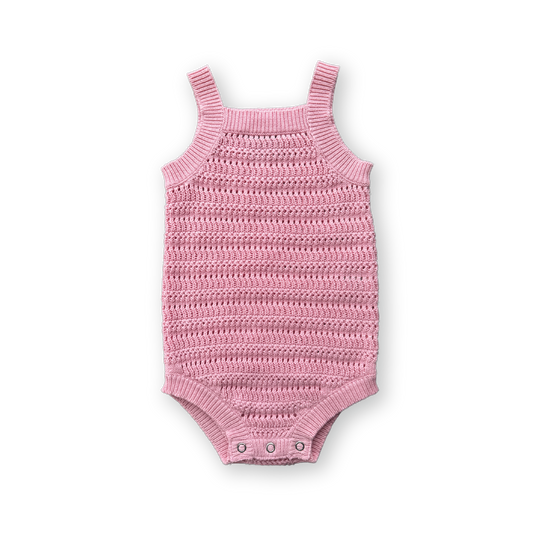 Grown Knitted Organic Singletsuit Blossom