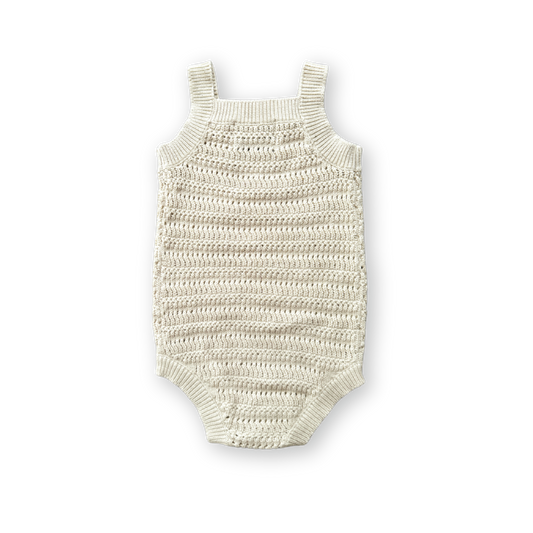 Grown Knitted Organic Singletsuit Dune