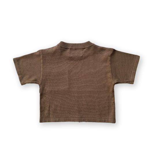 Grown Knitted Pocket Tee Cafe