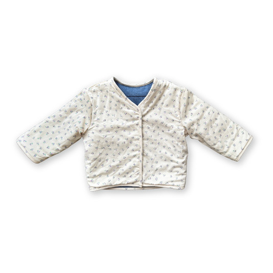 Grown Quilted Reversible Jacket Denim & Garden