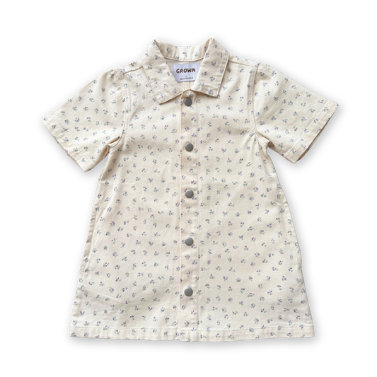 Grown Collar Dress Garden