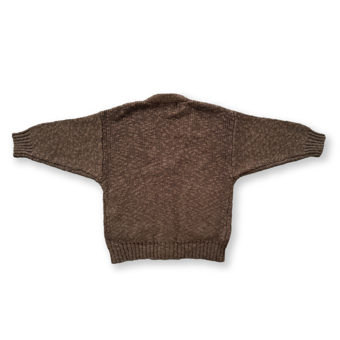 Grown Textured Cardigan Mud