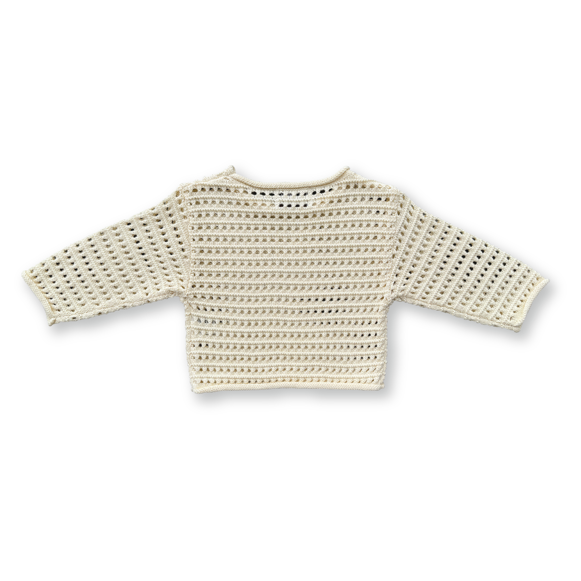 Grown Summer Knit Pull Over Milk