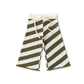 Grown Diagonal Stripe Knit Flares Coffee