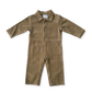 Grown Organic Zip Boilersuit Coffee