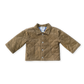 Grown Organic Quilted Denim Jacket Coffee