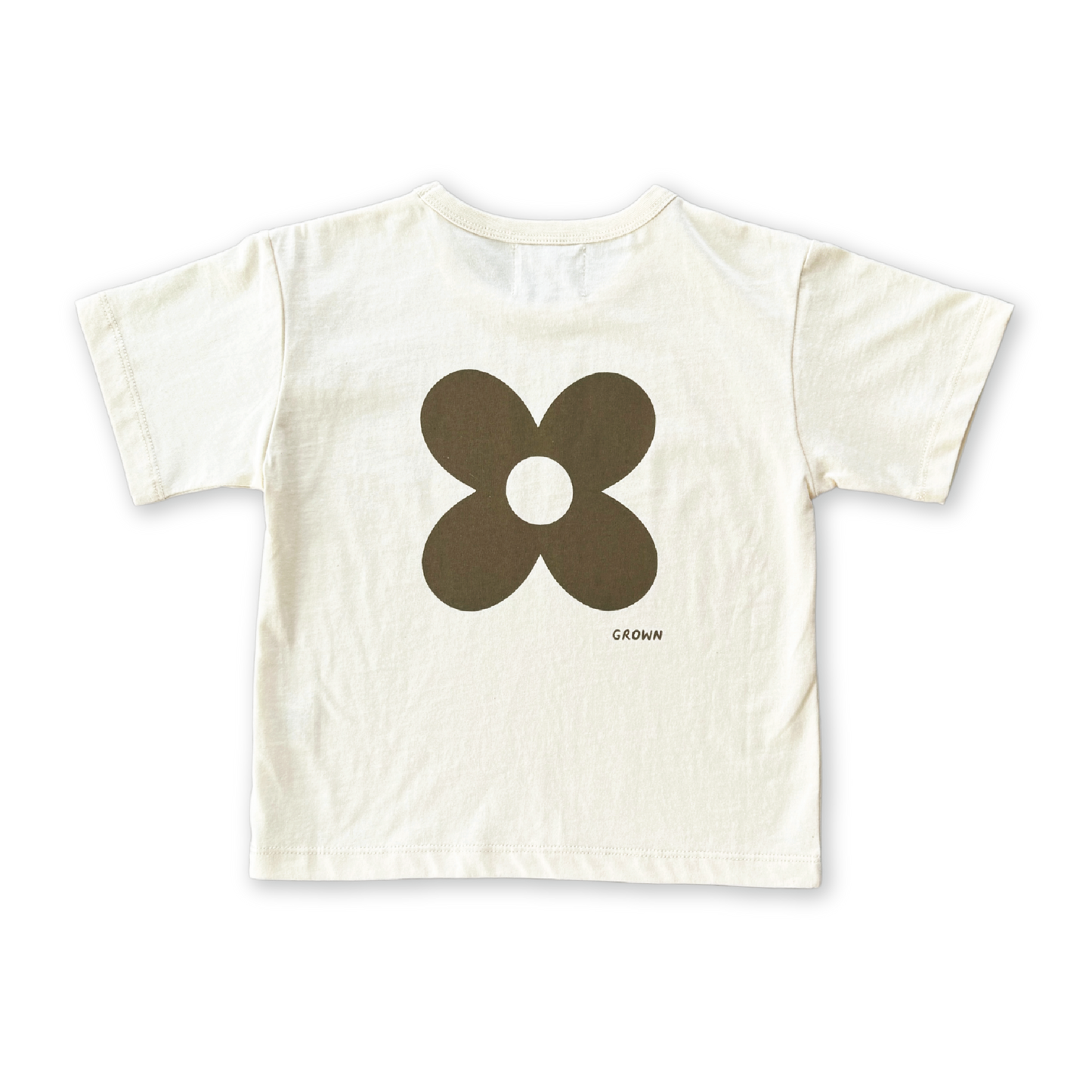 Grown Posy Organic Tee Milk