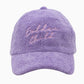 Golden Child - Endless Summer Brimmed Terry Towelling Cap - Purple