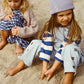 Grown Organic Embroidery Posy Overalls Ice Blue