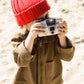 Grown Merino Blend Ribbed Beanie Flame