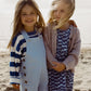 Grown Organic Embroidery Posy Overalls Ice Blue