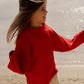 Grown Merino Blend Everyday Pull Over Flame