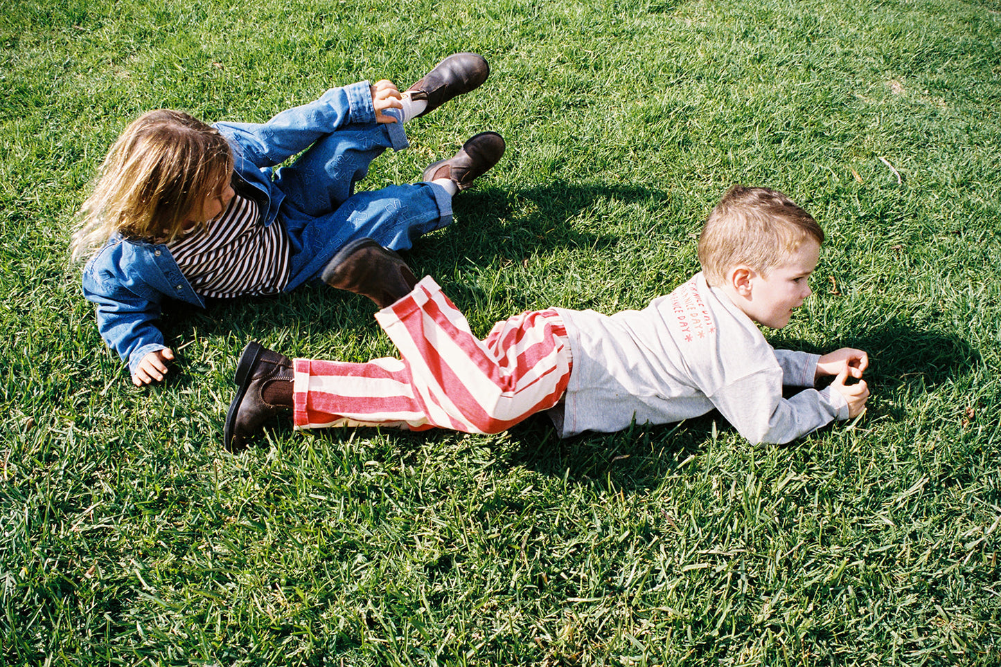 Grown Organic Everyday Stripe Pant Sauce