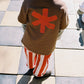 Grown Organic Everyday Stripe Pant Sauce